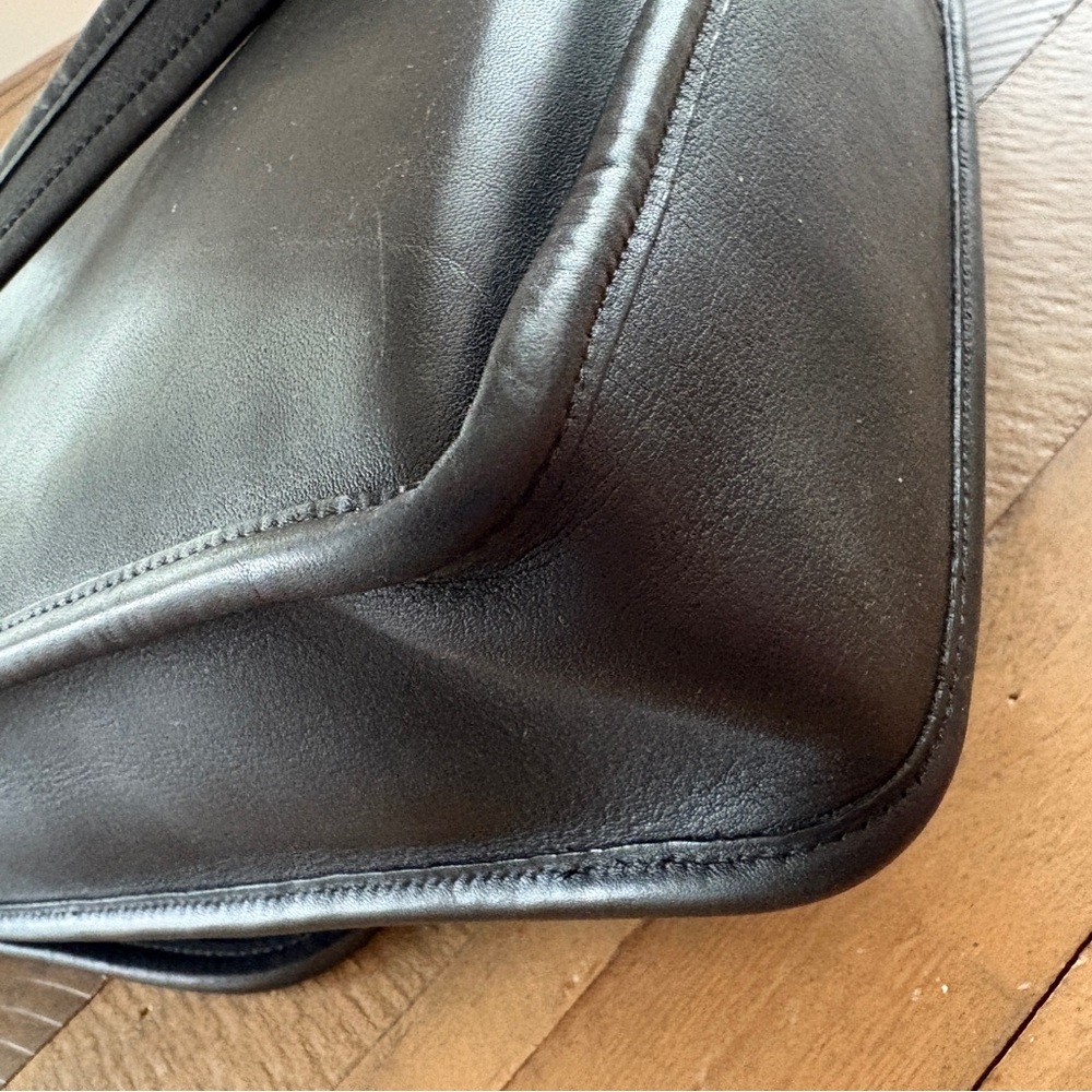 Coach, vintage metropolitan briefcase smooth leather black excellent condition - Picture 15 of 16